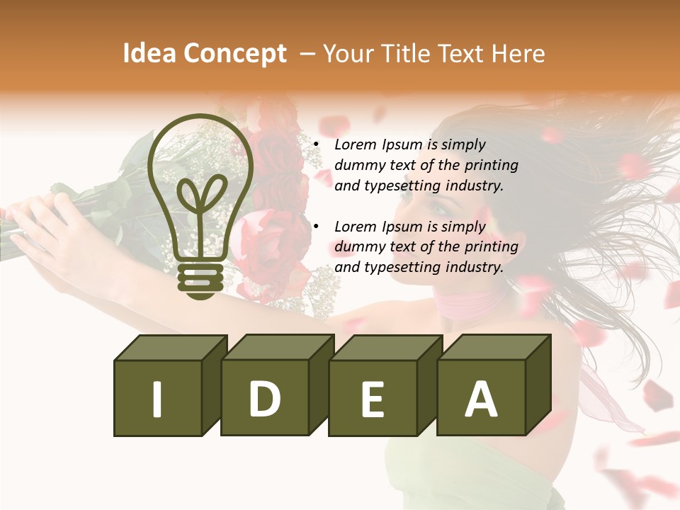 Indoor White Cosmetics PowerPoint Template