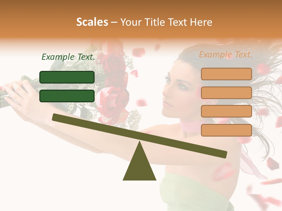 Indoor White Cosmetics PowerPoint Template