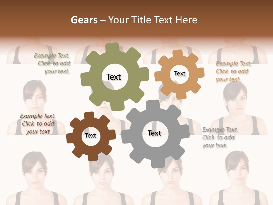 Management Teamwork Corporation PowerPoint Template