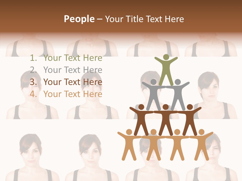 Management Teamwork Corporation PowerPoint Template