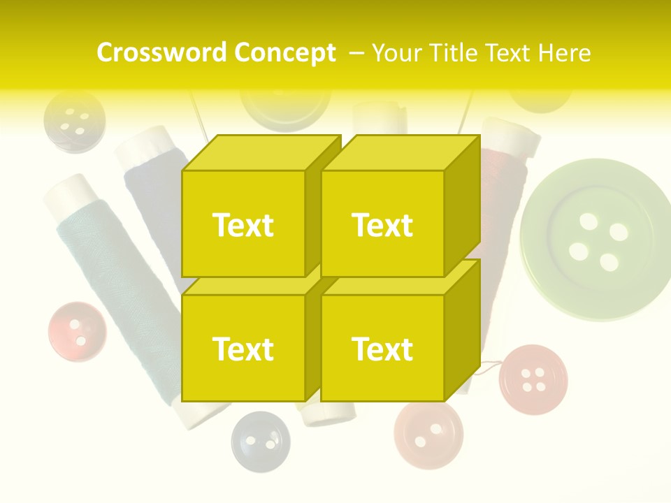 Pile White Colorful PowerPoint Template