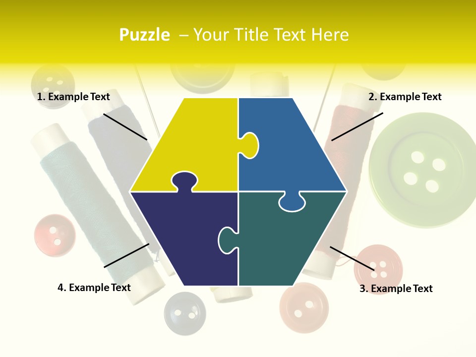 Pile White Colorful PowerPoint Template