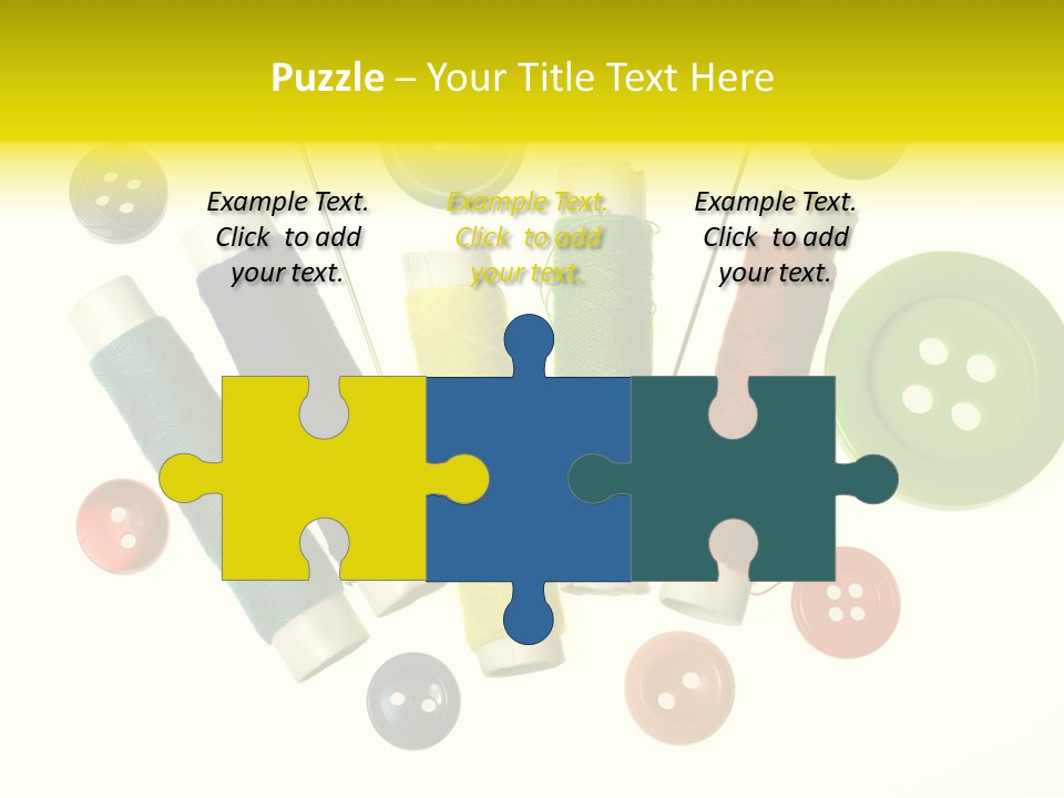 Pile White Colorful PowerPoint Template