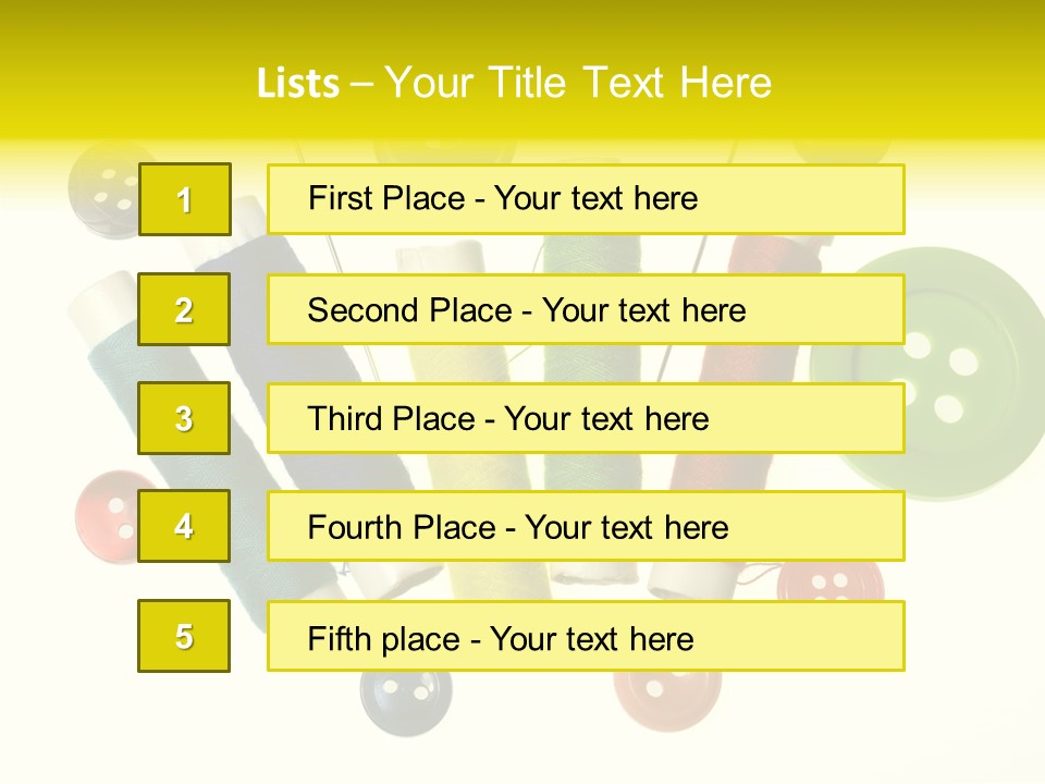 Pile White Colorful PowerPoint Template
