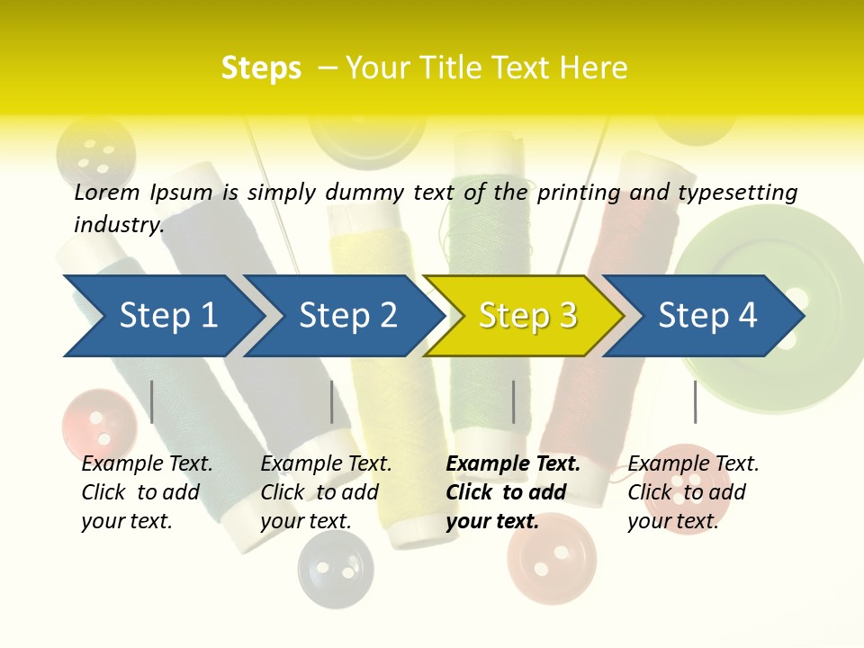 Pile White Colorful PowerPoint Template