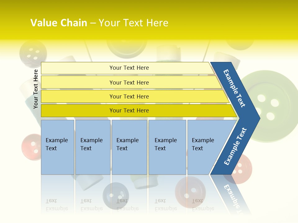 Pile White Colorful PowerPoint Template