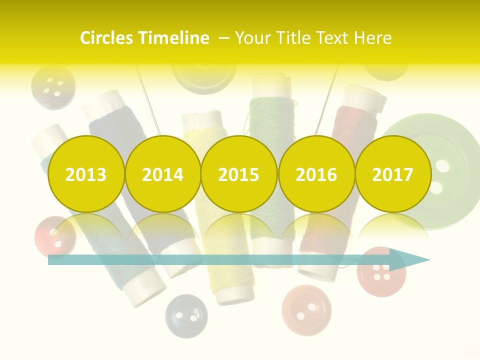 Pile White Colorful PowerPoint Template