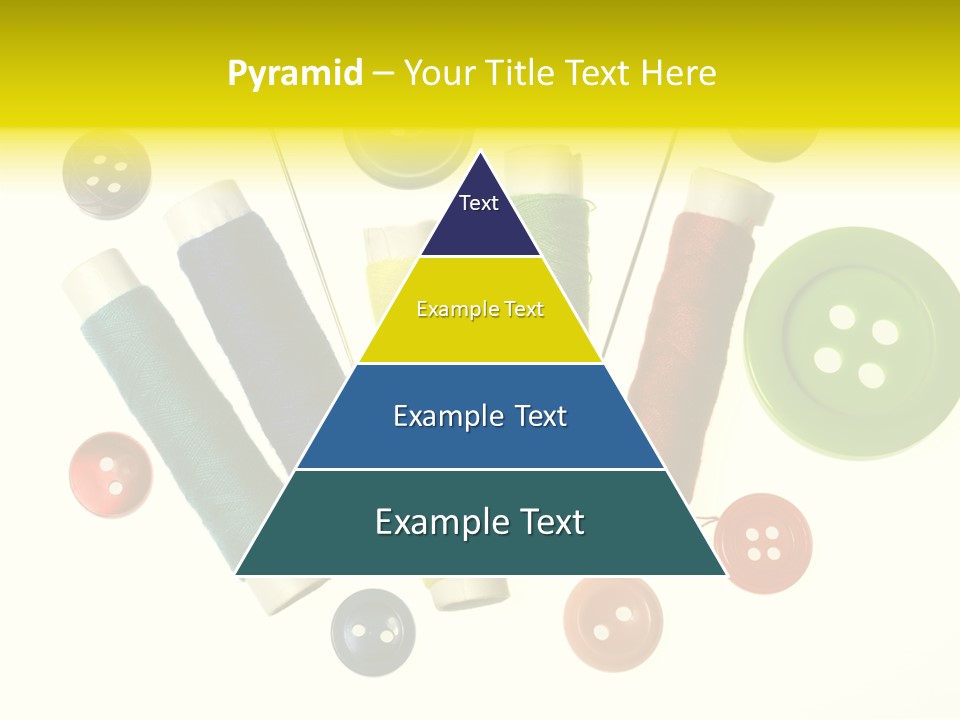 Pile White Colorful PowerPoint Template