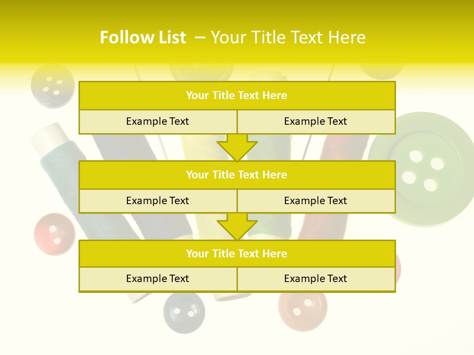 Pile White Colorful PowerPoint Template