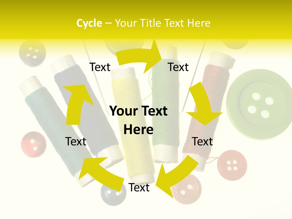 Pile White Colorful PowerPoint Template