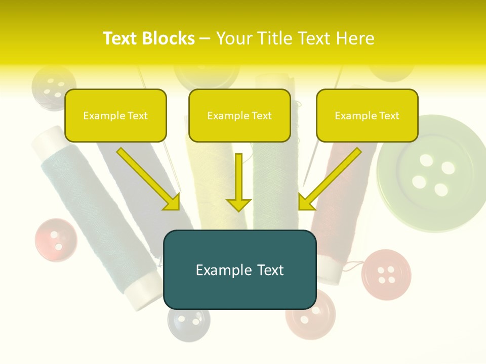 Pile White Colorful PowerPoint Template
