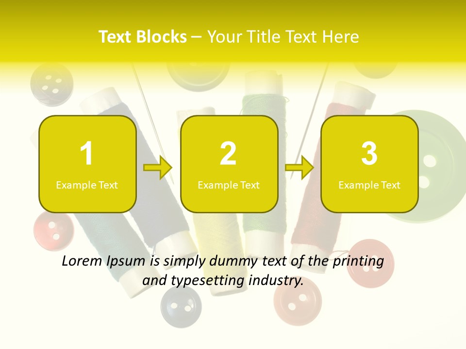 Pile White Colorful PowerPoint Template