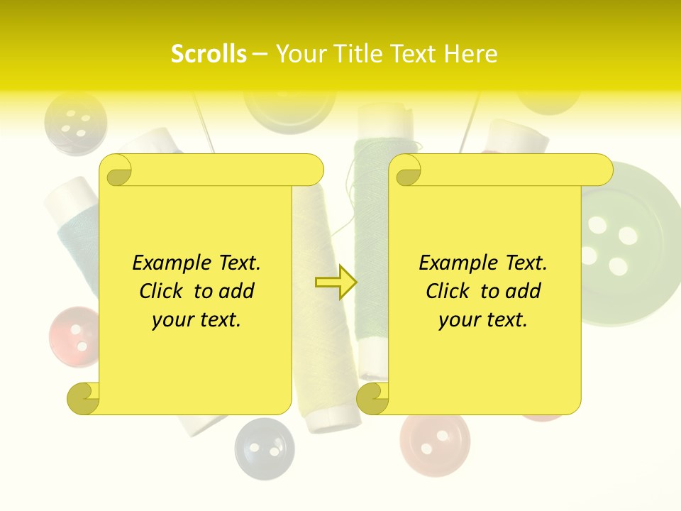 Pile White Colorful PowerPoint Template