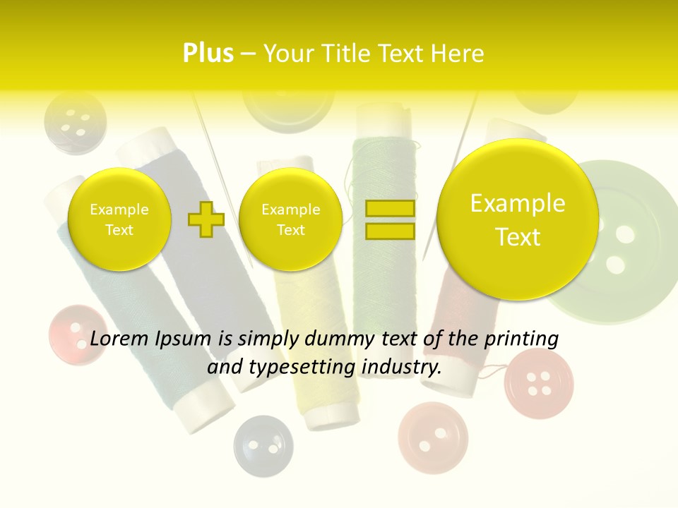 Pile White Colorful PowerPoint Template
