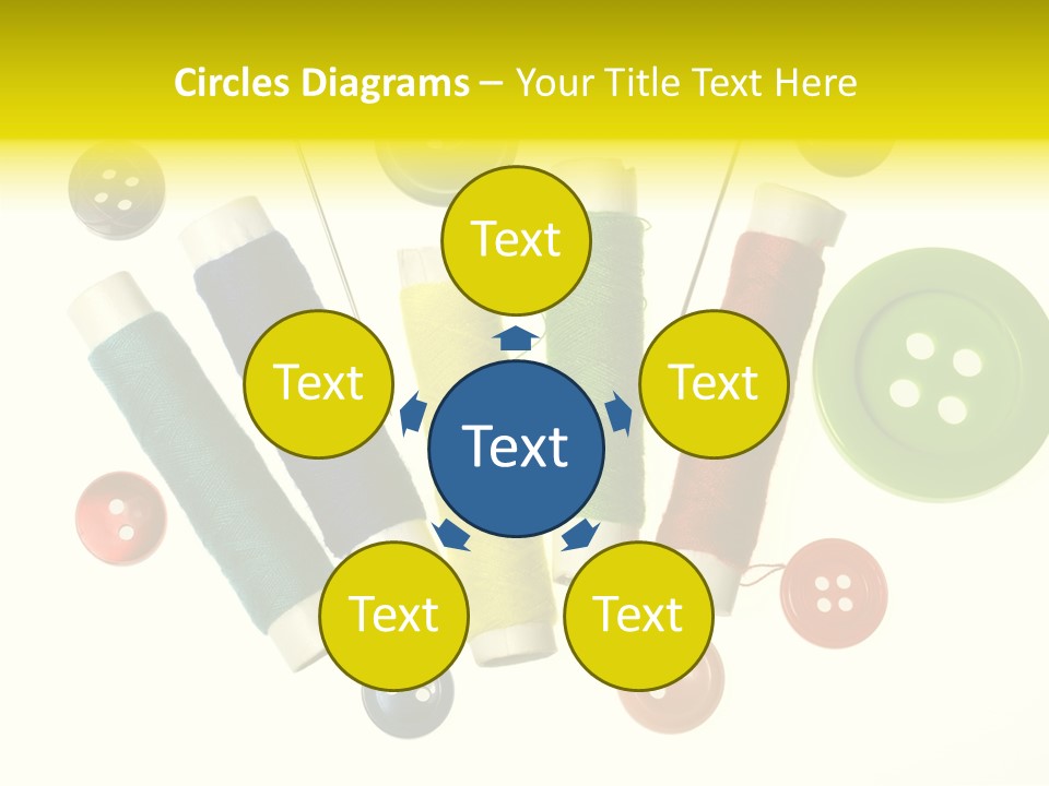 Pile White Colorful PowerPoint Template