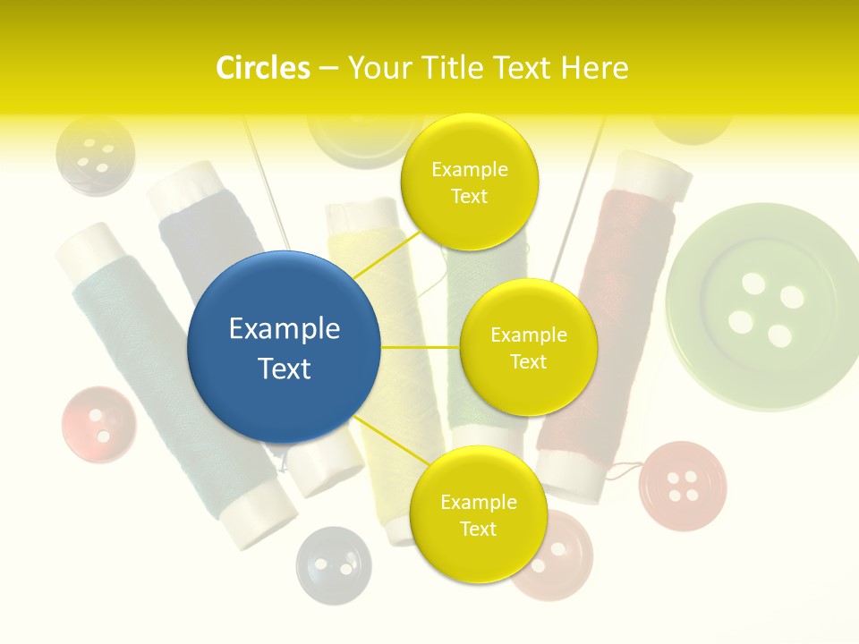 Pile White Colorful PowerPoint Template