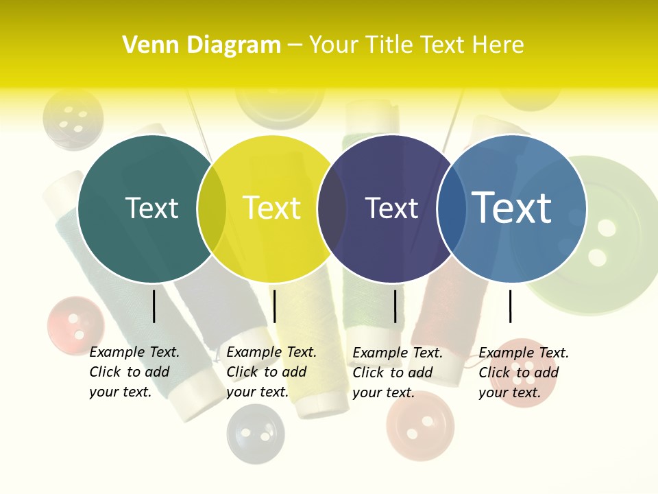 Pile White Colorful PowerPoint Template