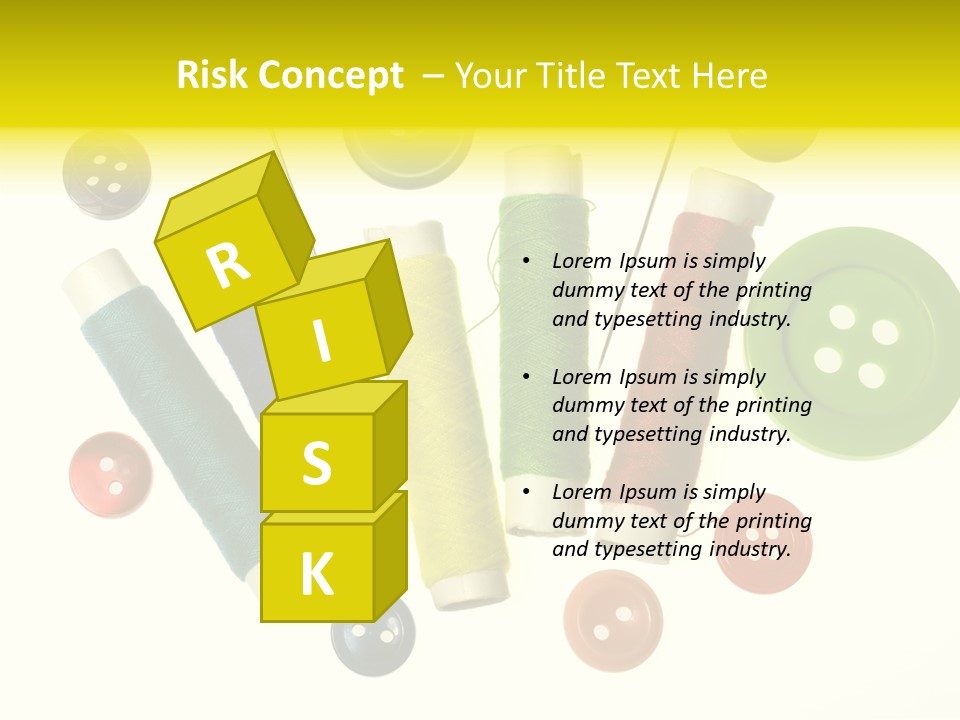 Pile White Colorful PowerPoint Template