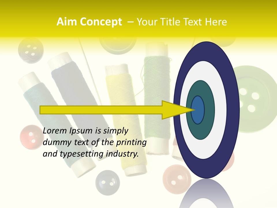 Pile White Colorful PowerPoint Template