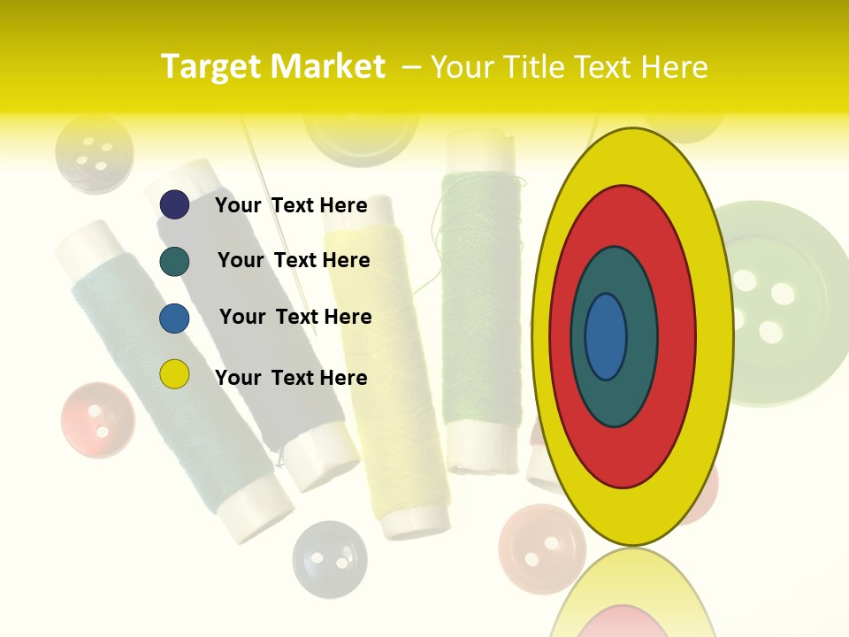 Pile White Colorful PowerPoint Template