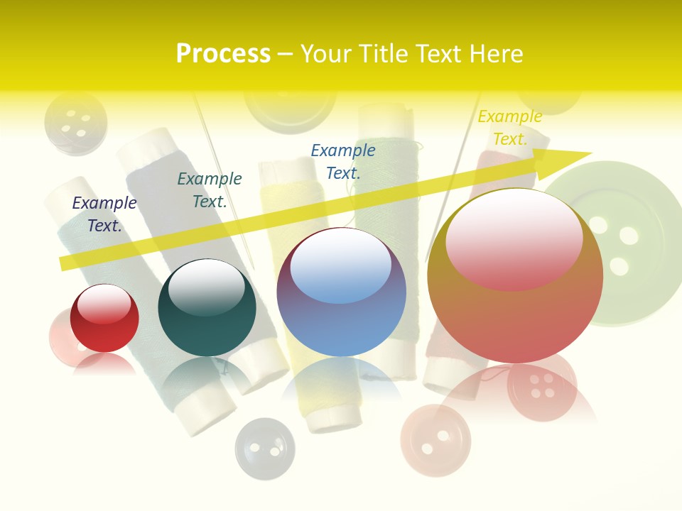 Pile White Colorful PowerPoint Template