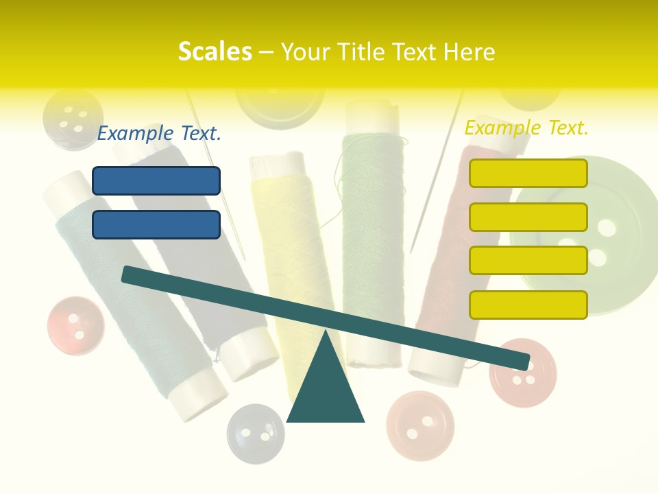 Pile White Colorful PowerPoint Template