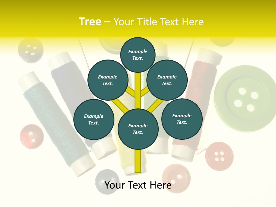 Pile White Colorful PowerPoint Template