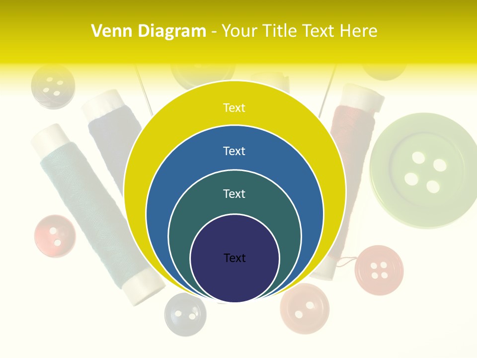 Pile White Colorful PowerPoint Template