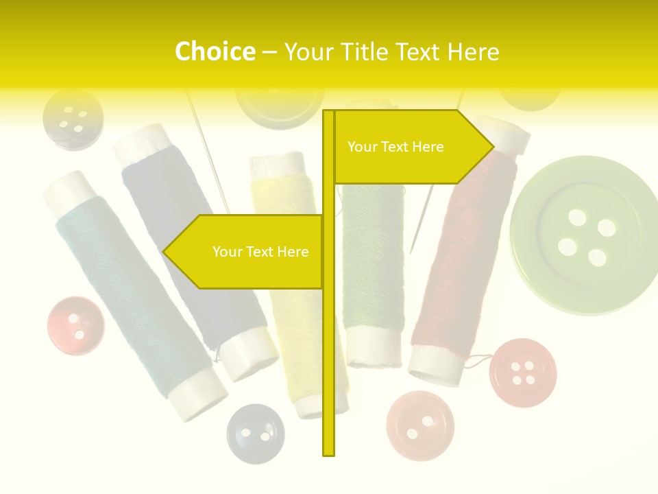 Pile White Colorful PowerPoint Template