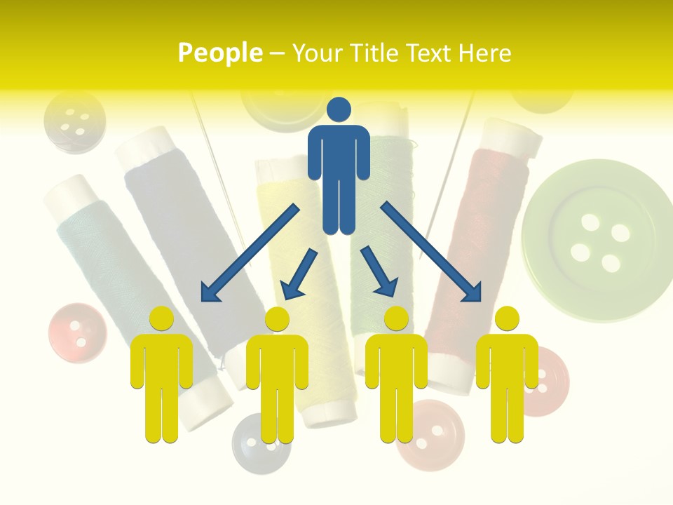 Pile White Colorful PowerPoint Template