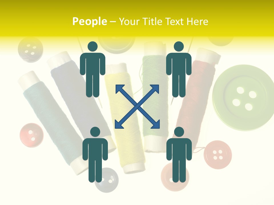 Pile White Colorful PowerPoint Template