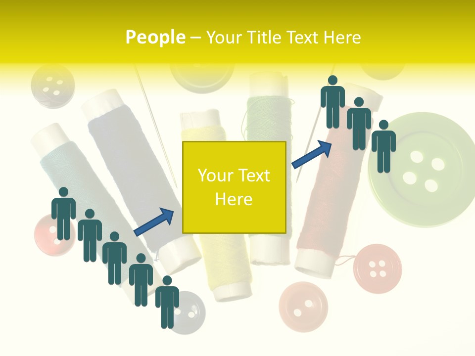 Pile White Colorful PowerPoint Template