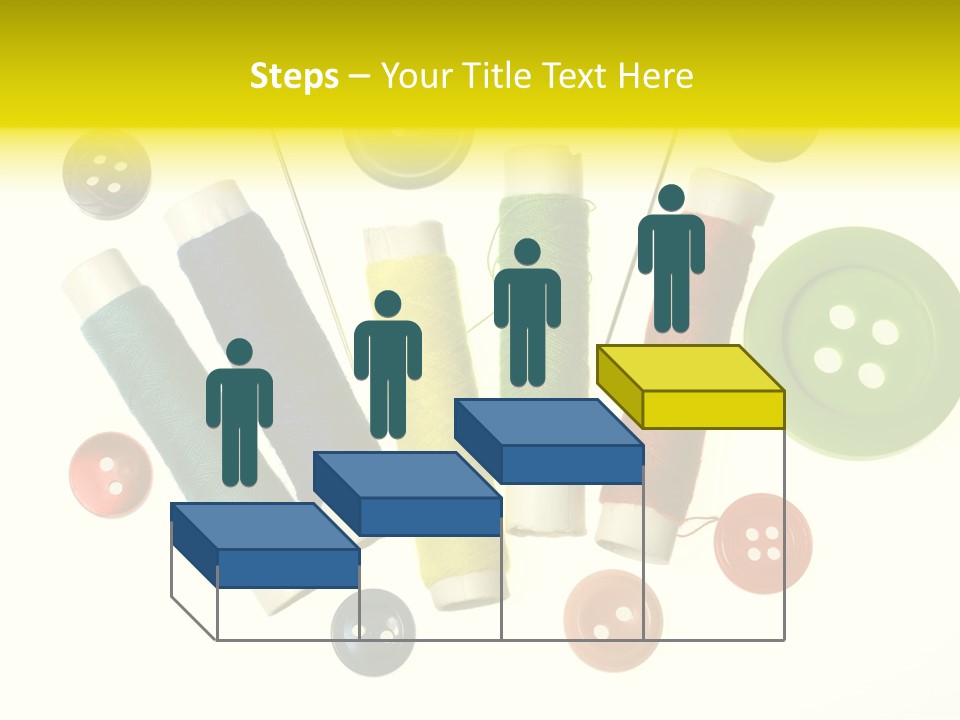 Pile White Colorful PowerPoint Template