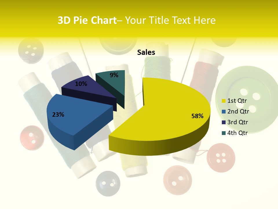 Pile White Colorful PowerPoint Template