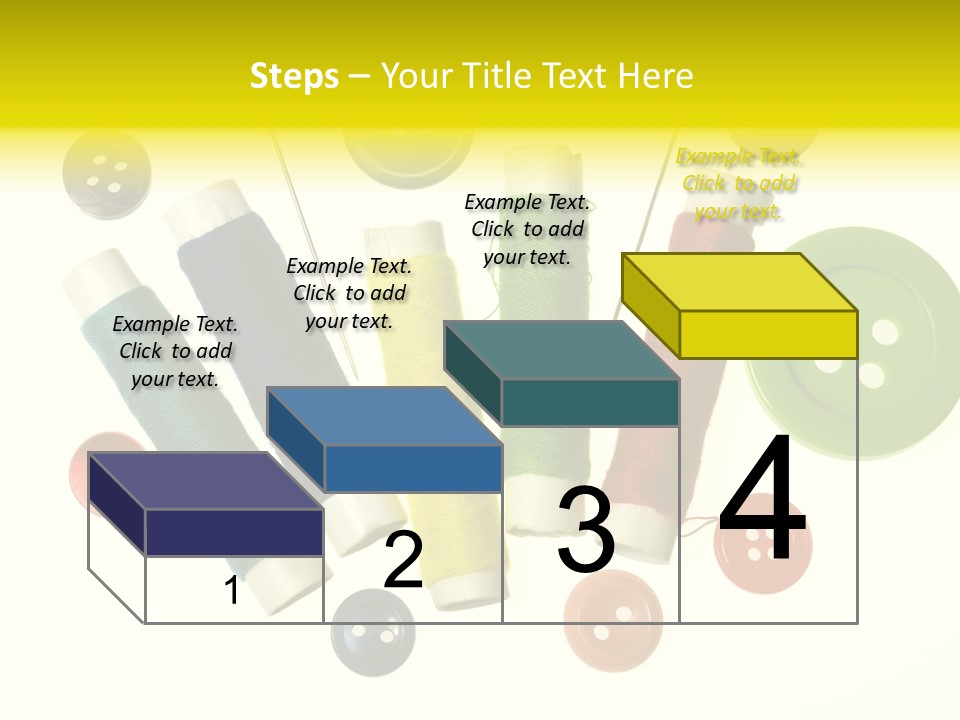 Pile White Colorful PowerPoint Template