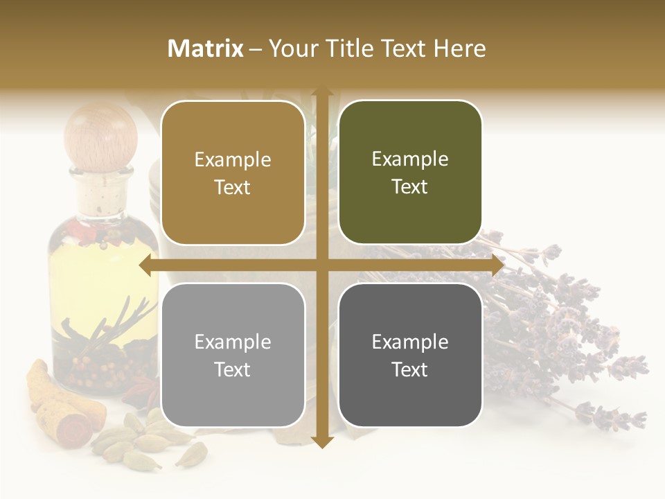 Still Food Leaves PowerPoint Template
