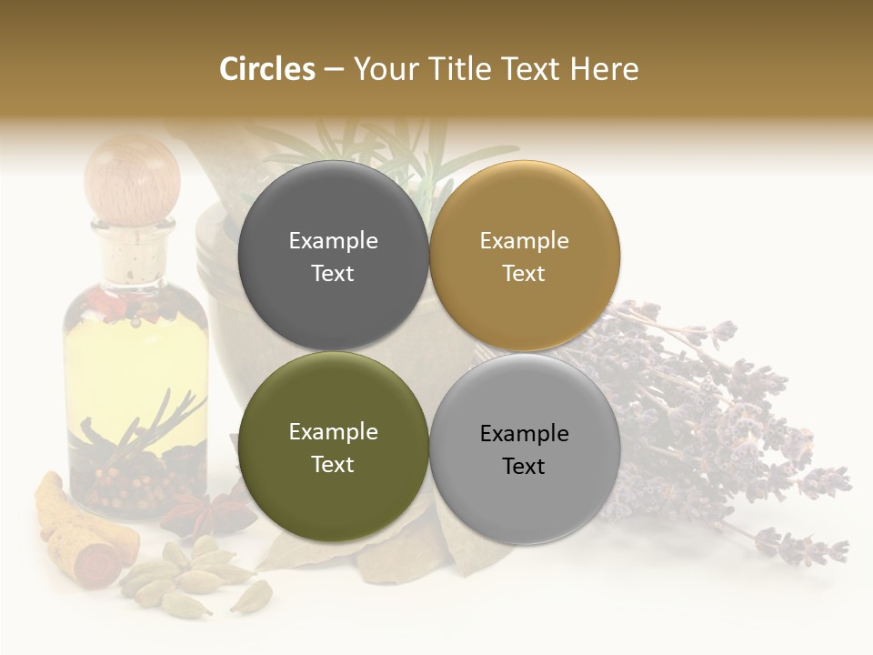 Still Food Leaves PowerPoint Template