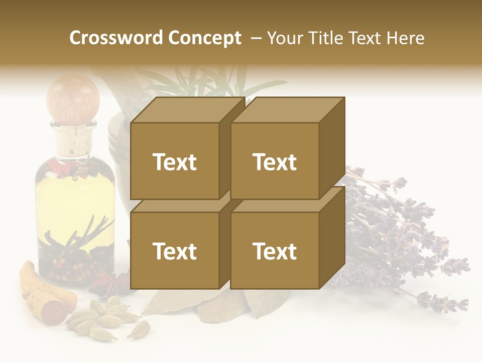 Still Food Leaves PowerPoint Template