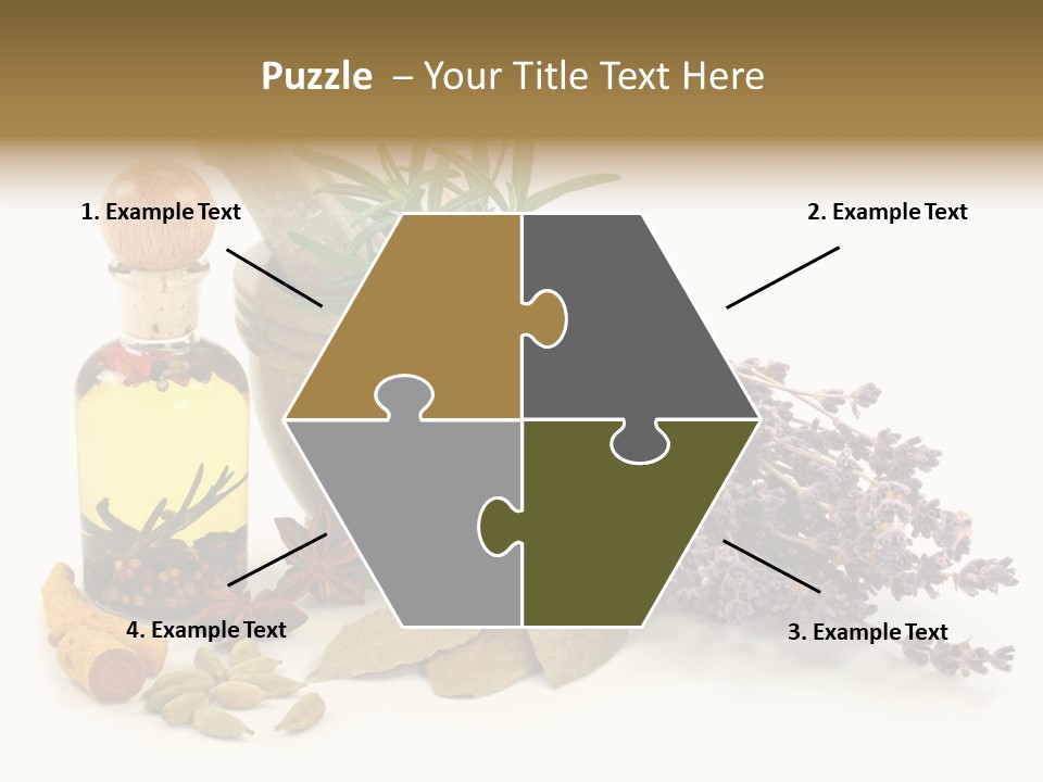 Still Food Leaves PowerPoint Template