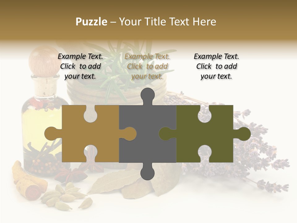 Still Food Leaves PowerPoint Template