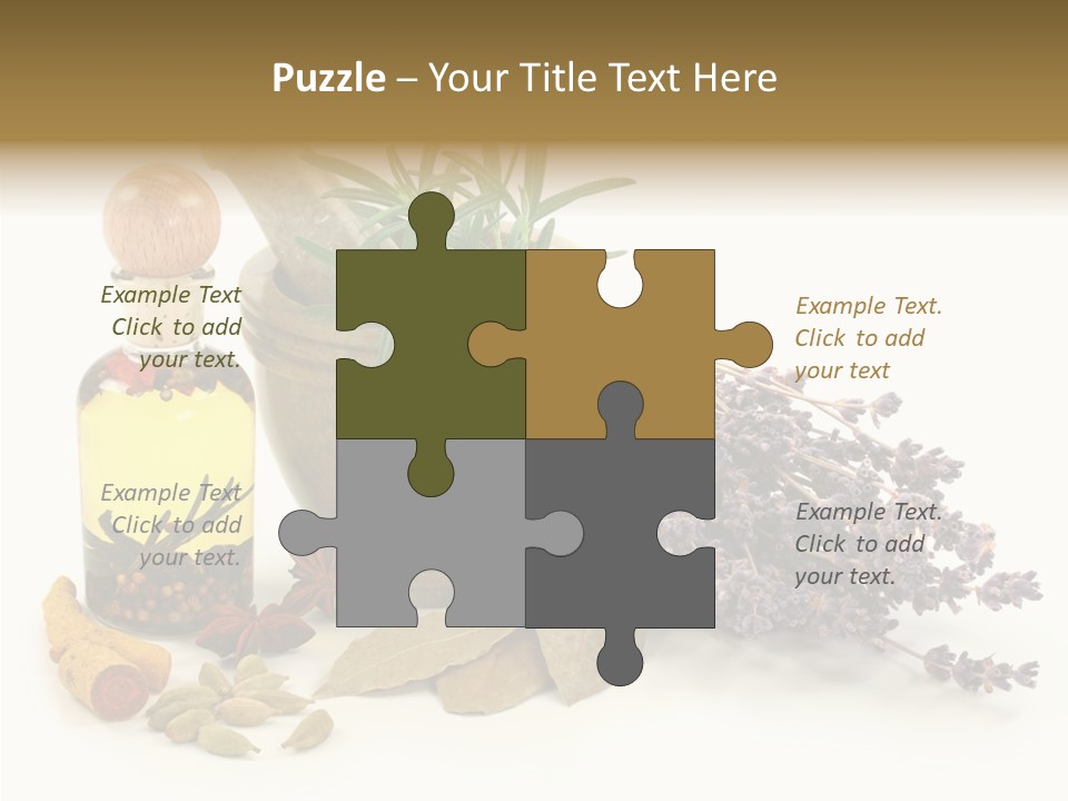 Still Food Leaves PowerPoint Template