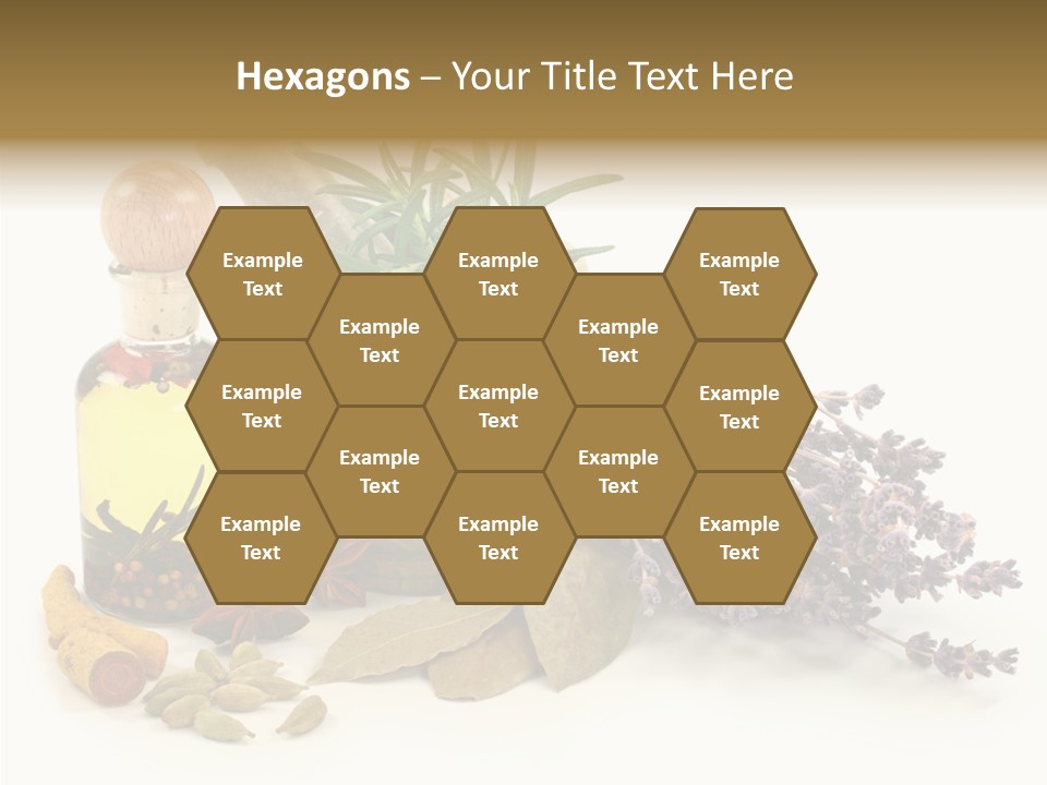 Still Food Leaves PowerPoint Template