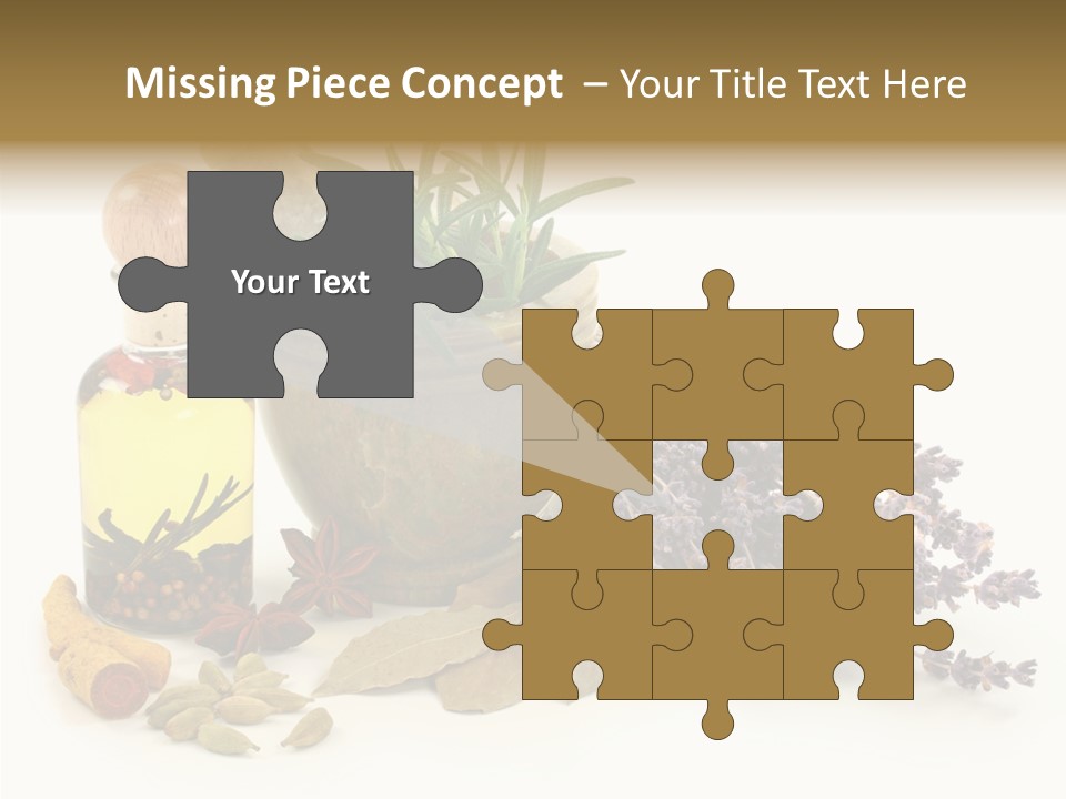 Still Food Leaves PowerPoint Template