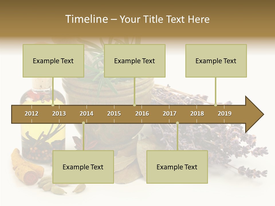 Still Food Leaves PowerPoint Template