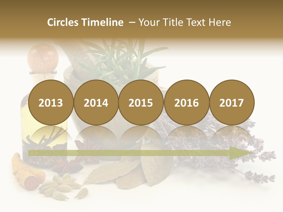 Still Food Leaves PowerPoint Template