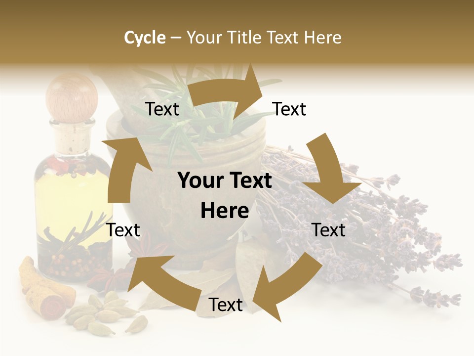 Still Food Leaves PowerPoint Template