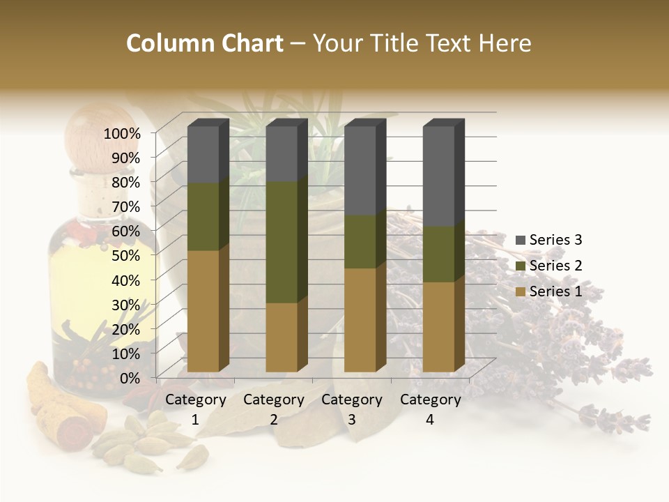 Still Food Leaves PowerPoint Template