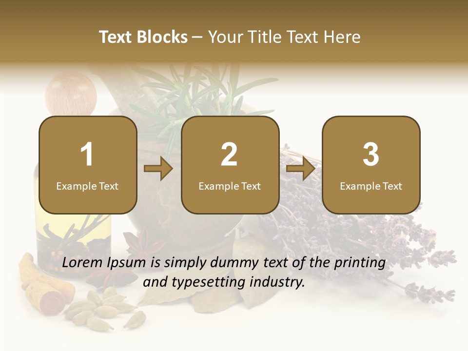 Still Food Leaves PowerPoint Template