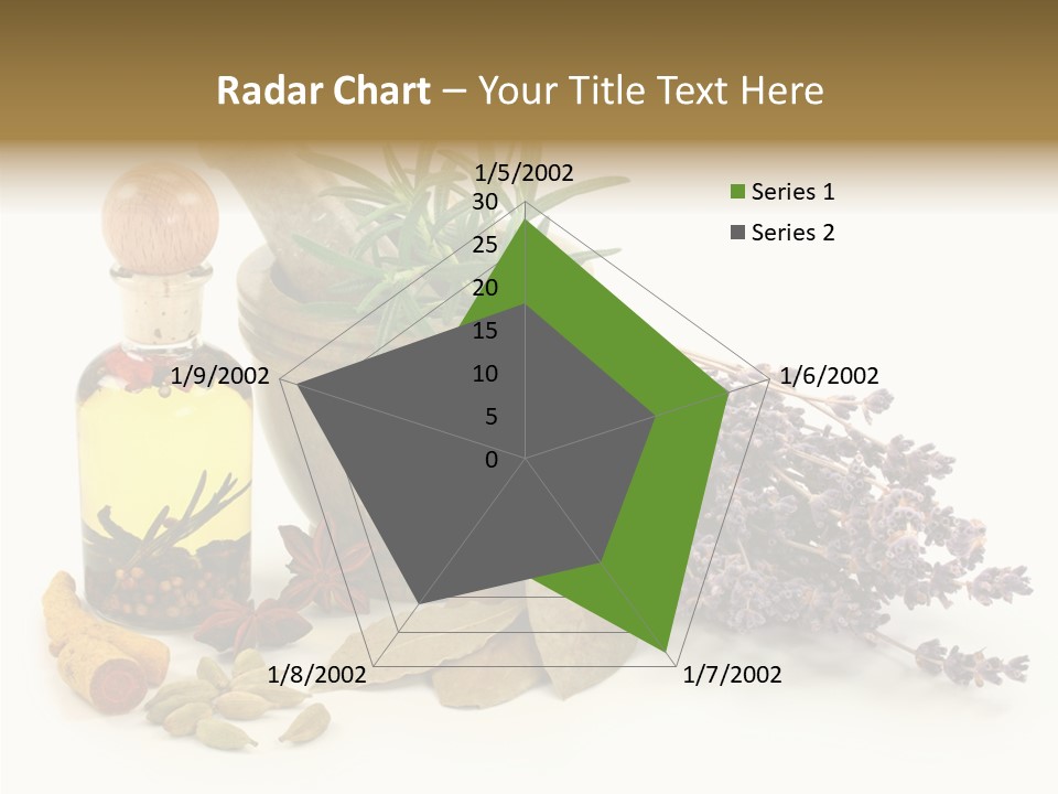 Still Food Leaves PowerPoint Template