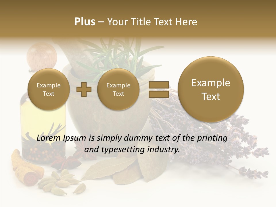 Still Food Leaves PowerPoint Template